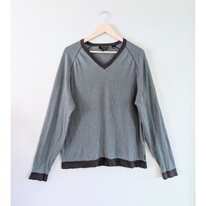 Ted Baker London Striped Sweater‎ Silk Cashmere Cotton Luxury Business Casual